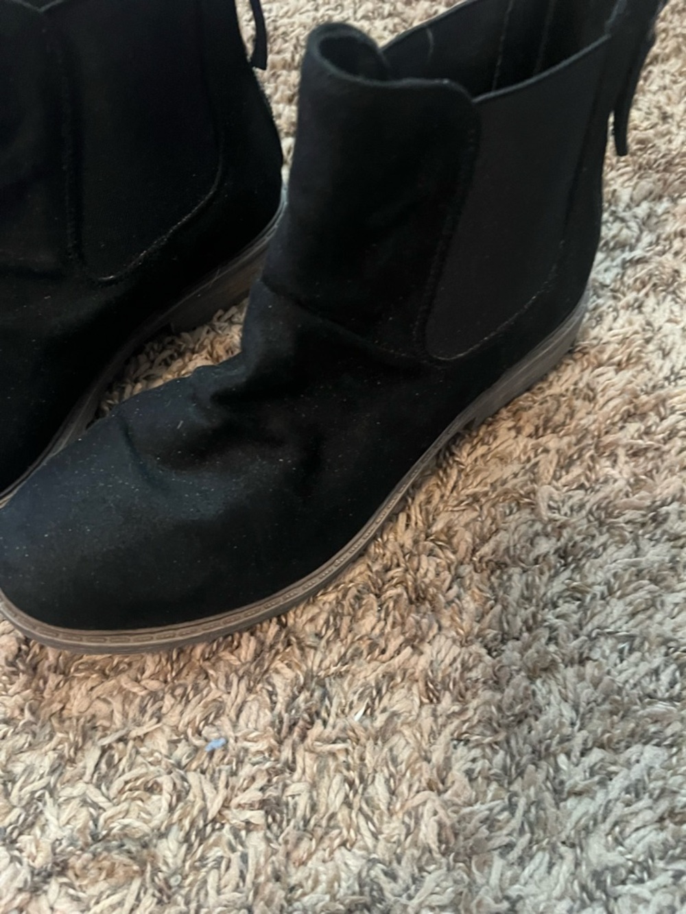 Very G Black Ankle Boot with Leopard Insole